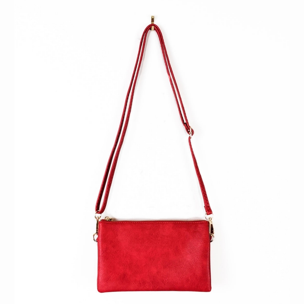 🦋LAST 1🦋 NWT Jen & Co. Riley Crossbody Clutch, Red